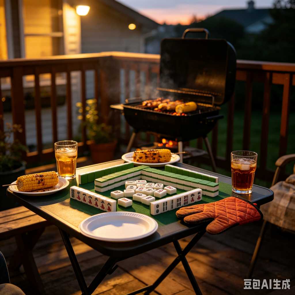 large print mahjong set