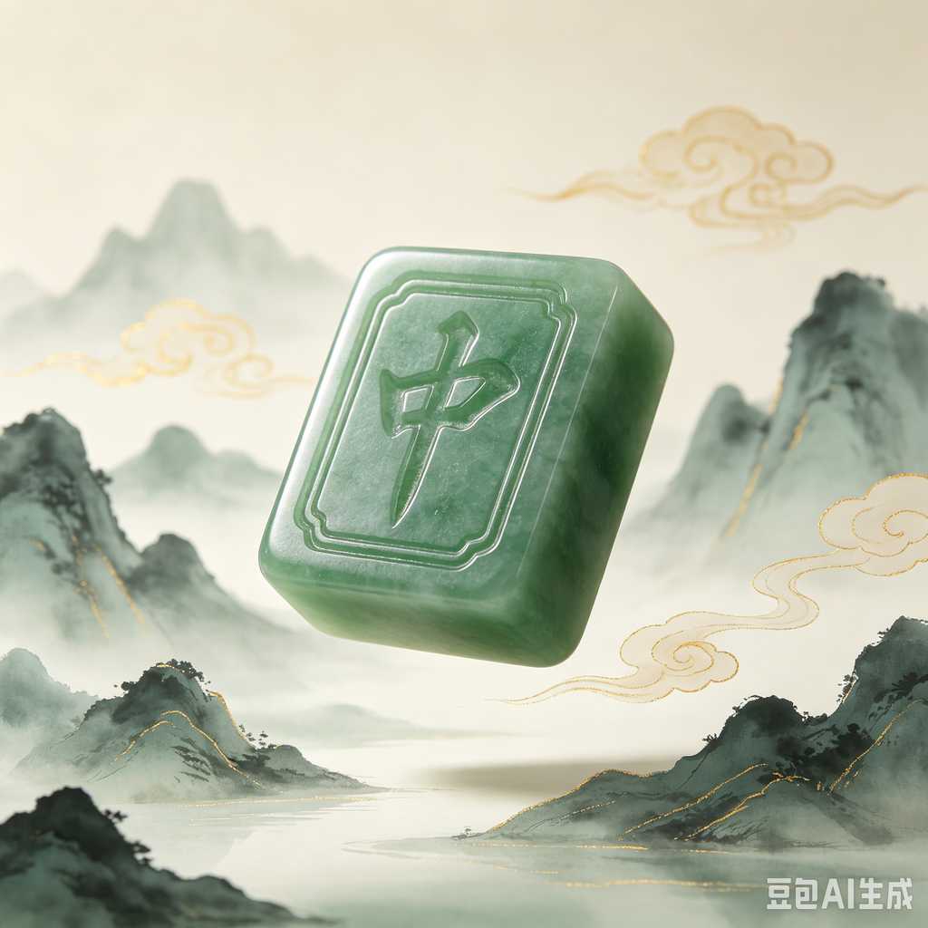 smooth print surface mahjong tiles