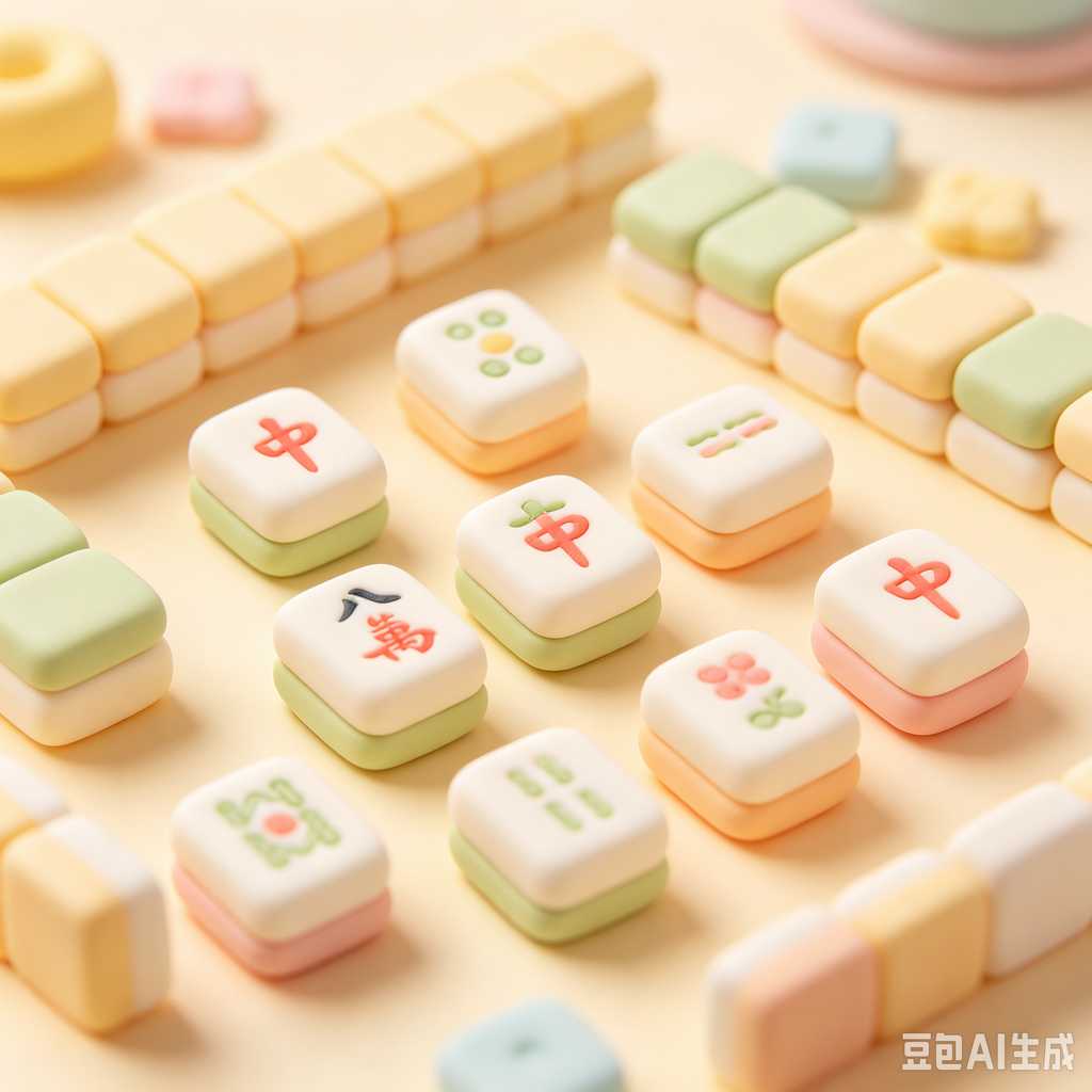 small portable mahjong set