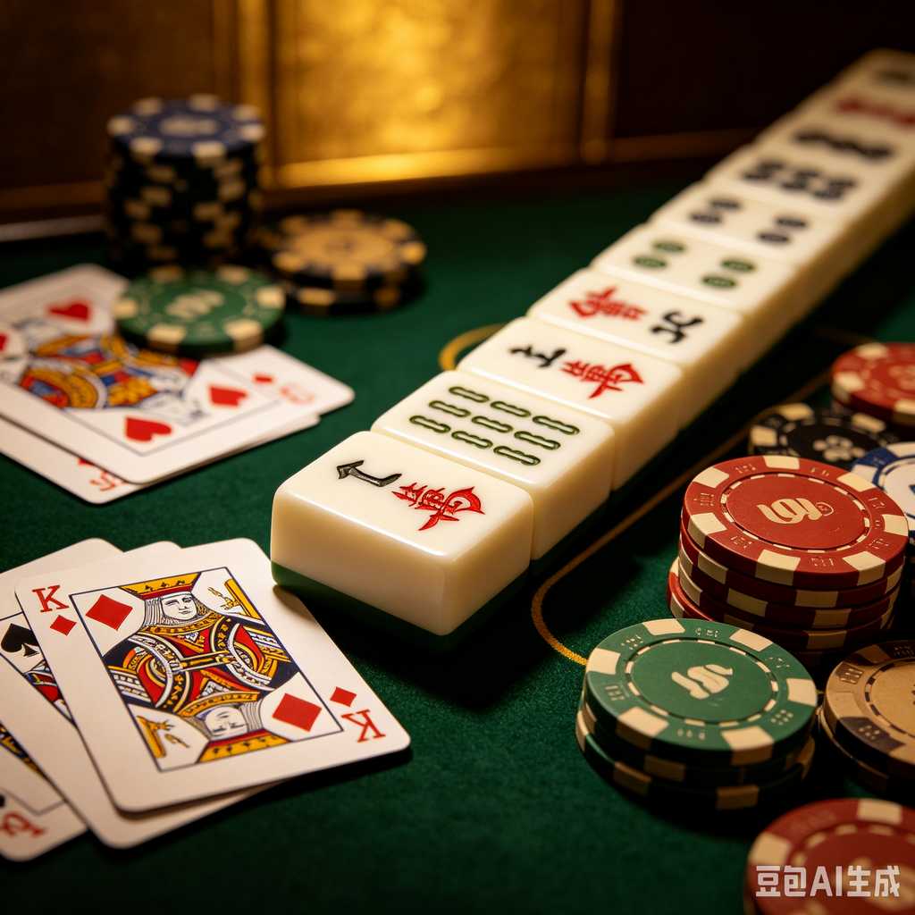 small portable mahjong set